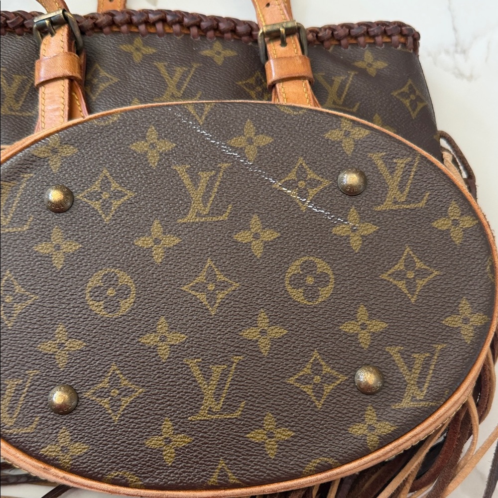 Louis Vuitton Brown Fringe Shoulder Bag - Picture 3 of 10